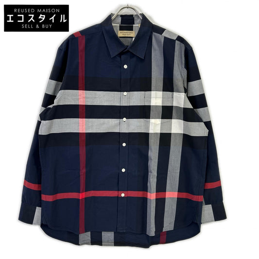 Burberry LONDON バーバリーロンドン 8004829 ネイビー Windsor patch pocket shirt トップス