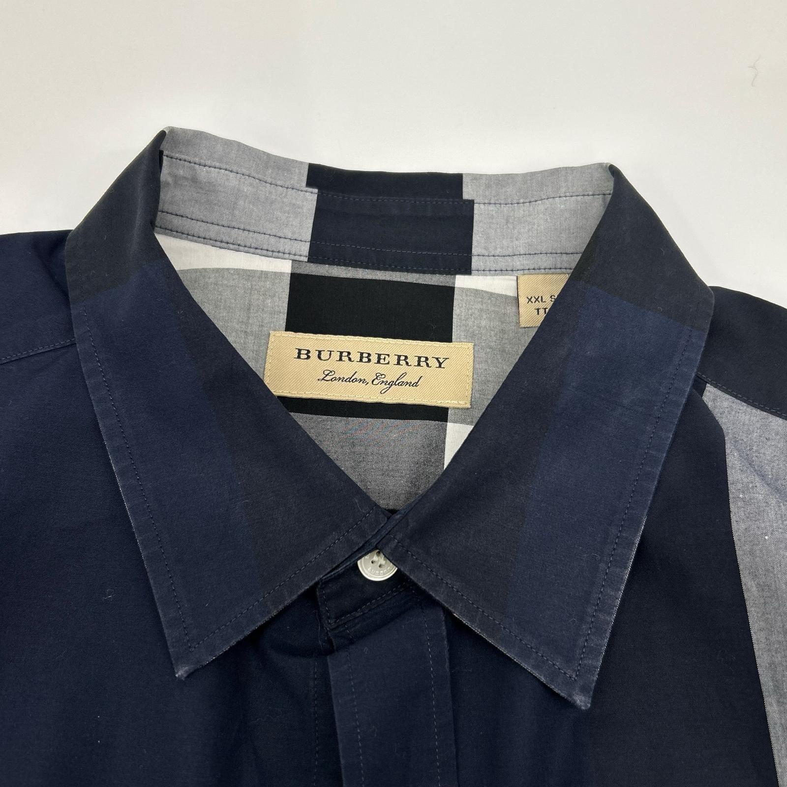 Burberry LONDON バーバリーロンドン 8004829 ネイビー Windsor patch pocket shirt トップス