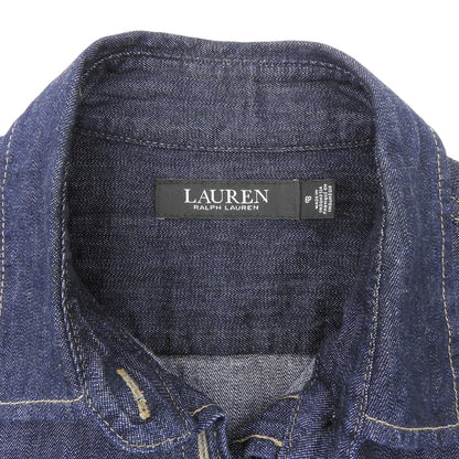 LAUREN RALPH LAUREN ローレン ラルフローレン デニムシャツ ワンピース ベルト付 レディース インディゴ 6P 0200001166 ワンピース