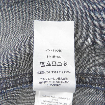 LAUREN RALPH LAUREN ローレン ラルフローレン デニムシャツ ワンピース ベルト付 レディース インディゴ 6P 0200001166 ワンピース