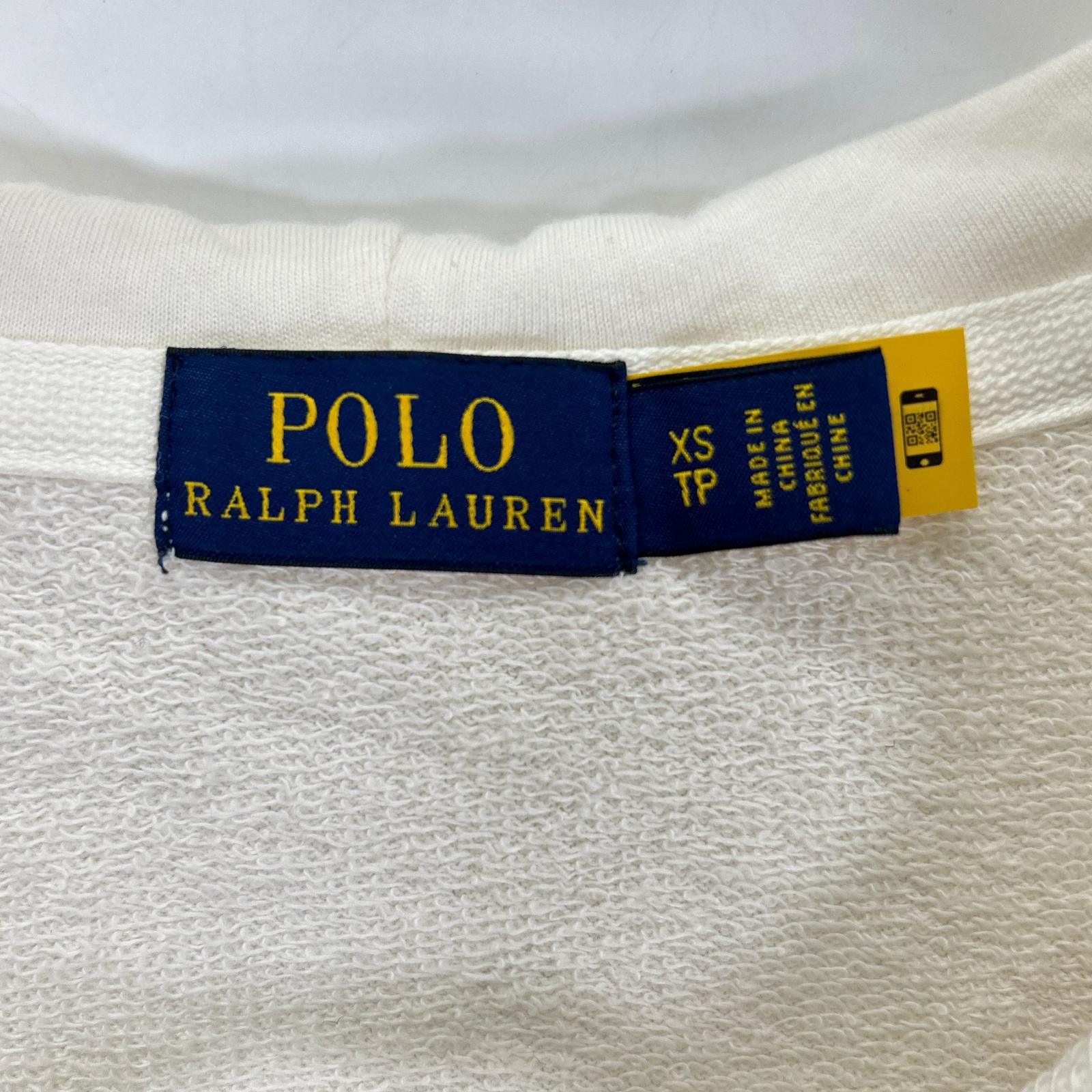 POLObyRalphLauren ポロラルフローレン 51200219 ホワイト コットン レースアップ フーディー ワンピース ワンピース