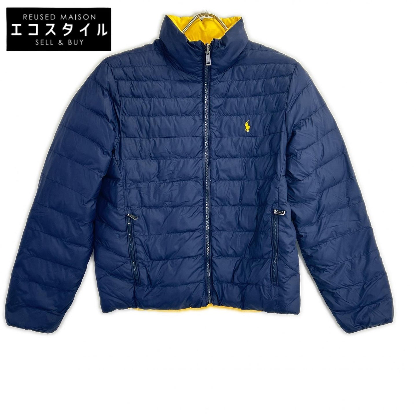 POLObyRalphLauren ポロラルフローレン ネイビー×イエロー P-Layer リバーシブルジャケット ジャケット