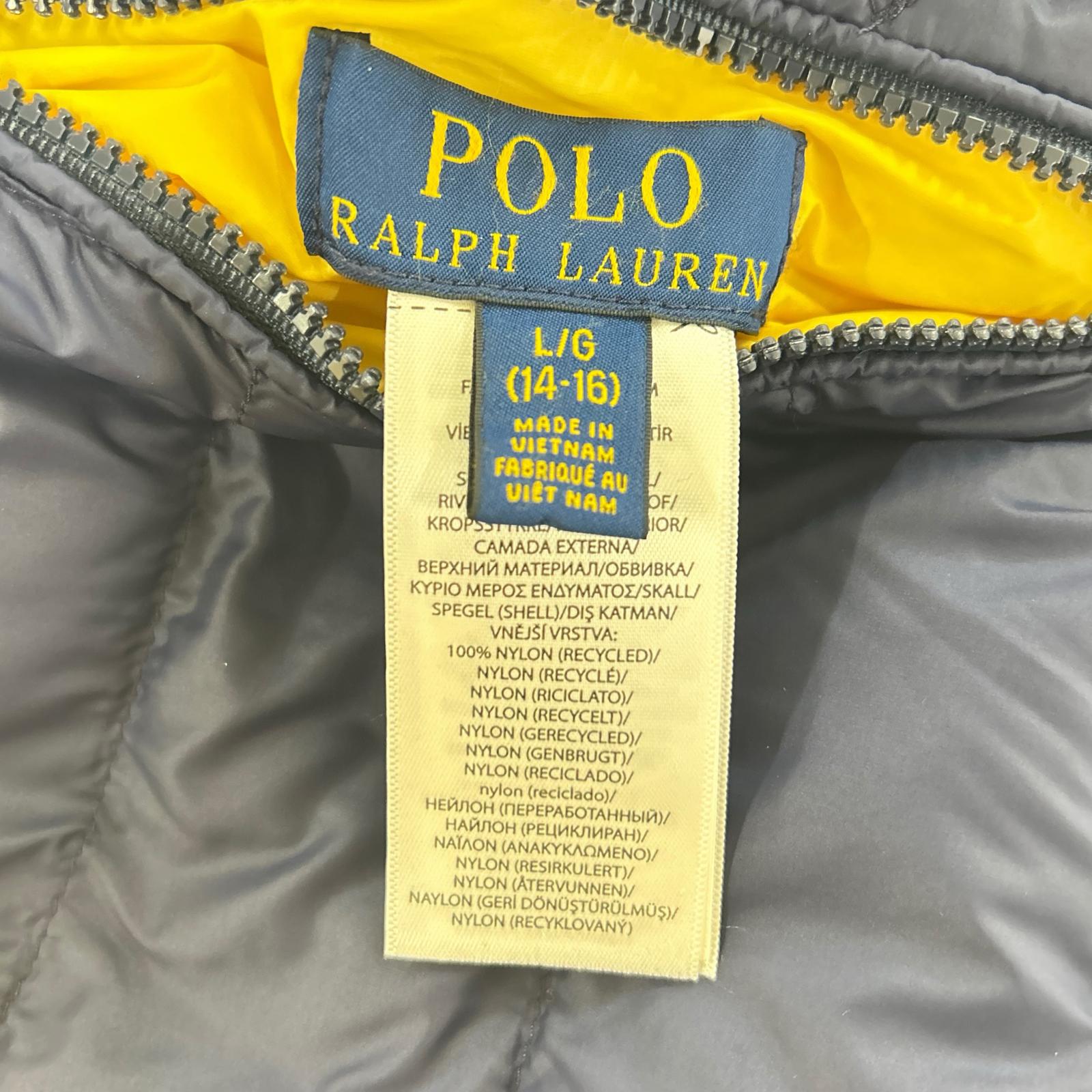 POLObyRalphLauren ポロラルフローレン ネイビー×イエロー P-Layer リバーシブルジャケット ジャケット