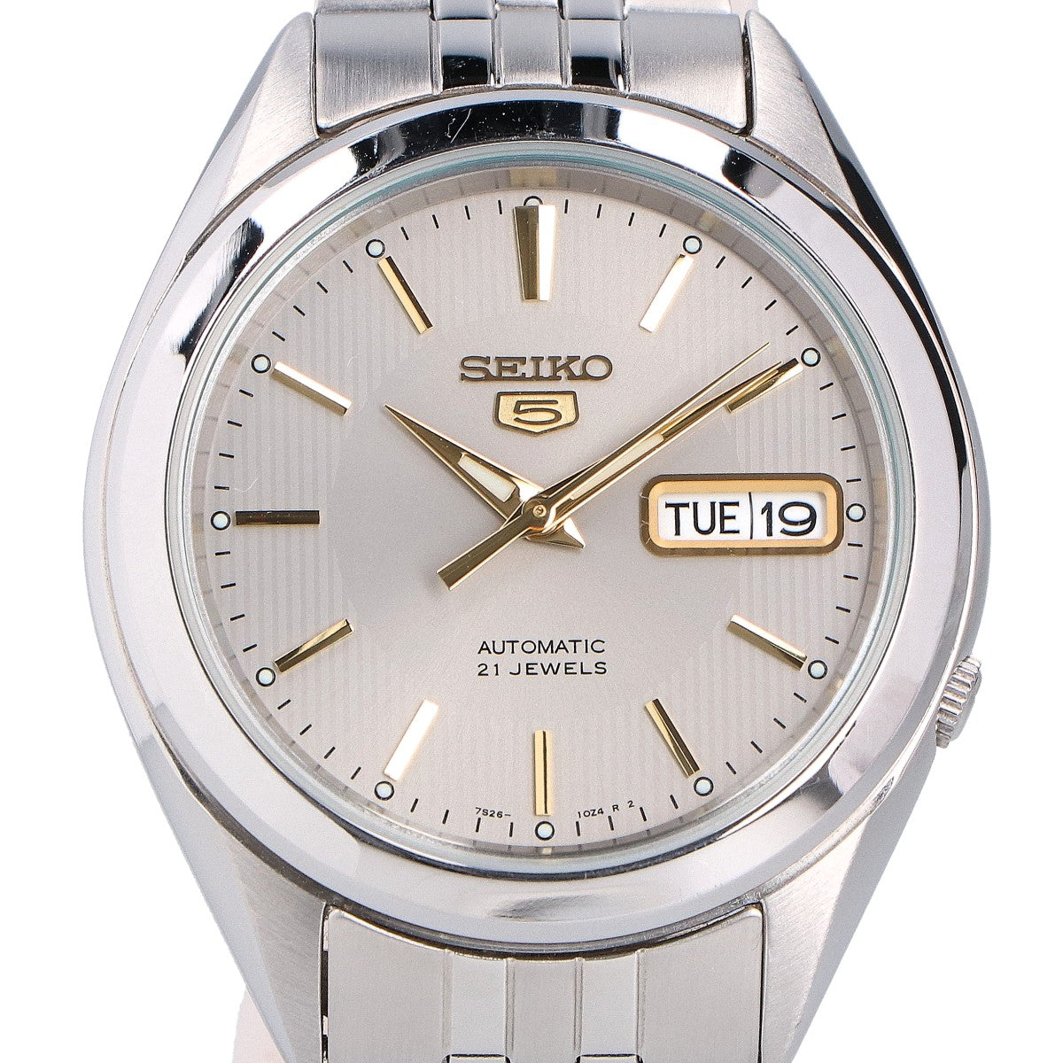 SEIKO セイコー SNKL19J1 7S26 SEIKO 5 セイコー5 デイデイト シースルーバック 自動巻き 腕時計