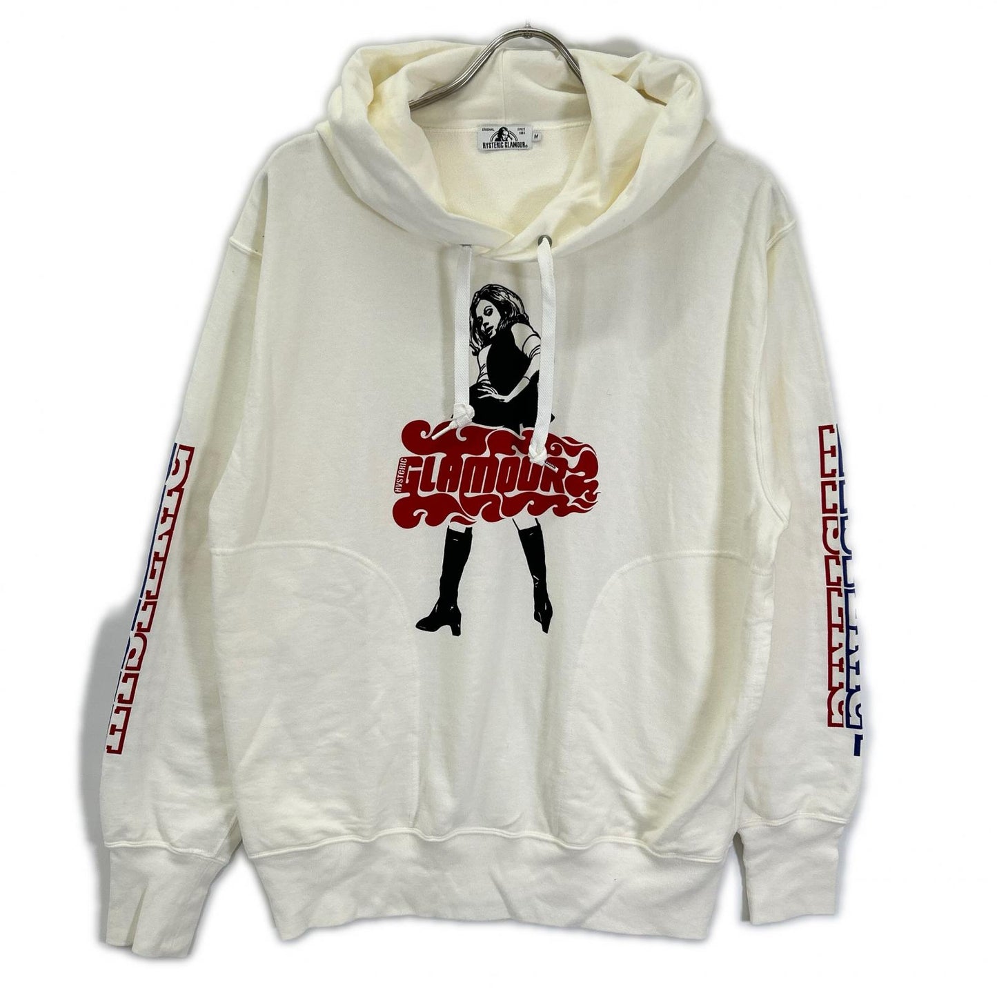 HYSTERIC GLAMOUR ヒステリックグラマー 02182CF04 ベージュ ロゴパーカー トップス