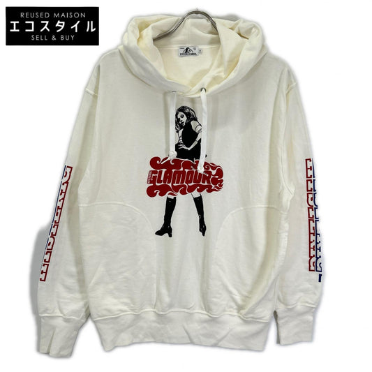 HYSTERIC GLAMOUR ヒステリックグラマー 02182CF04 ベージュ ロゴパーカー トップス