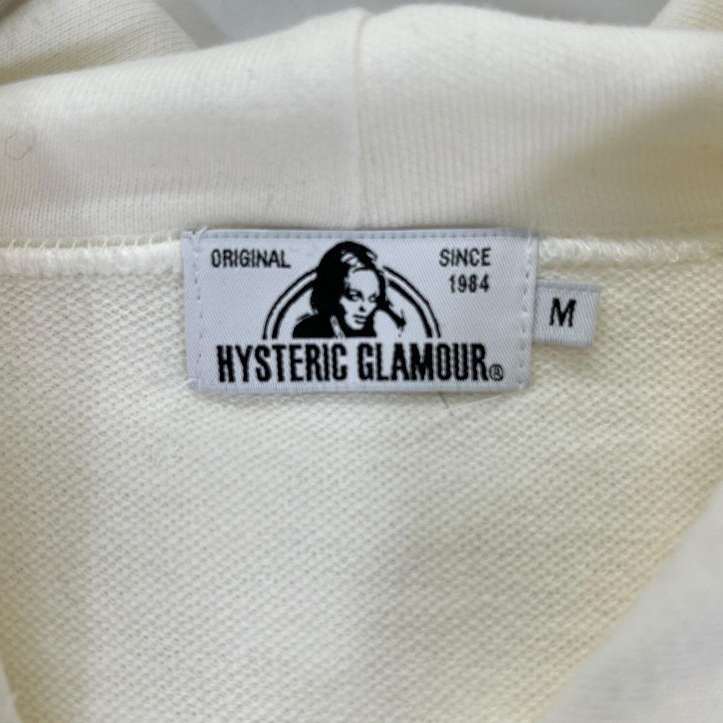HYSTERIC GLAMOUR ヒステリックグラマー 02182CF04 ベージュ ロゴパーカー トップス
