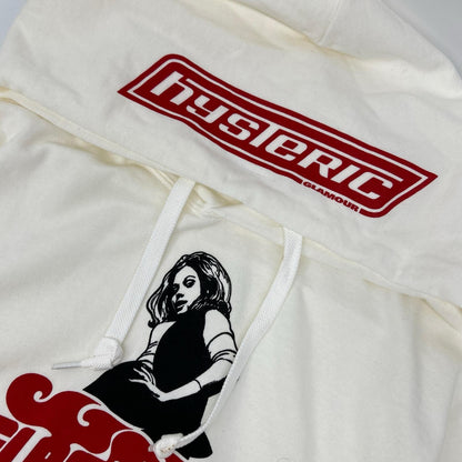 HYSTERIC GLAMOUR ヒステリックグラマー 02182CF04 ベージュ ロゴパーカー トップス