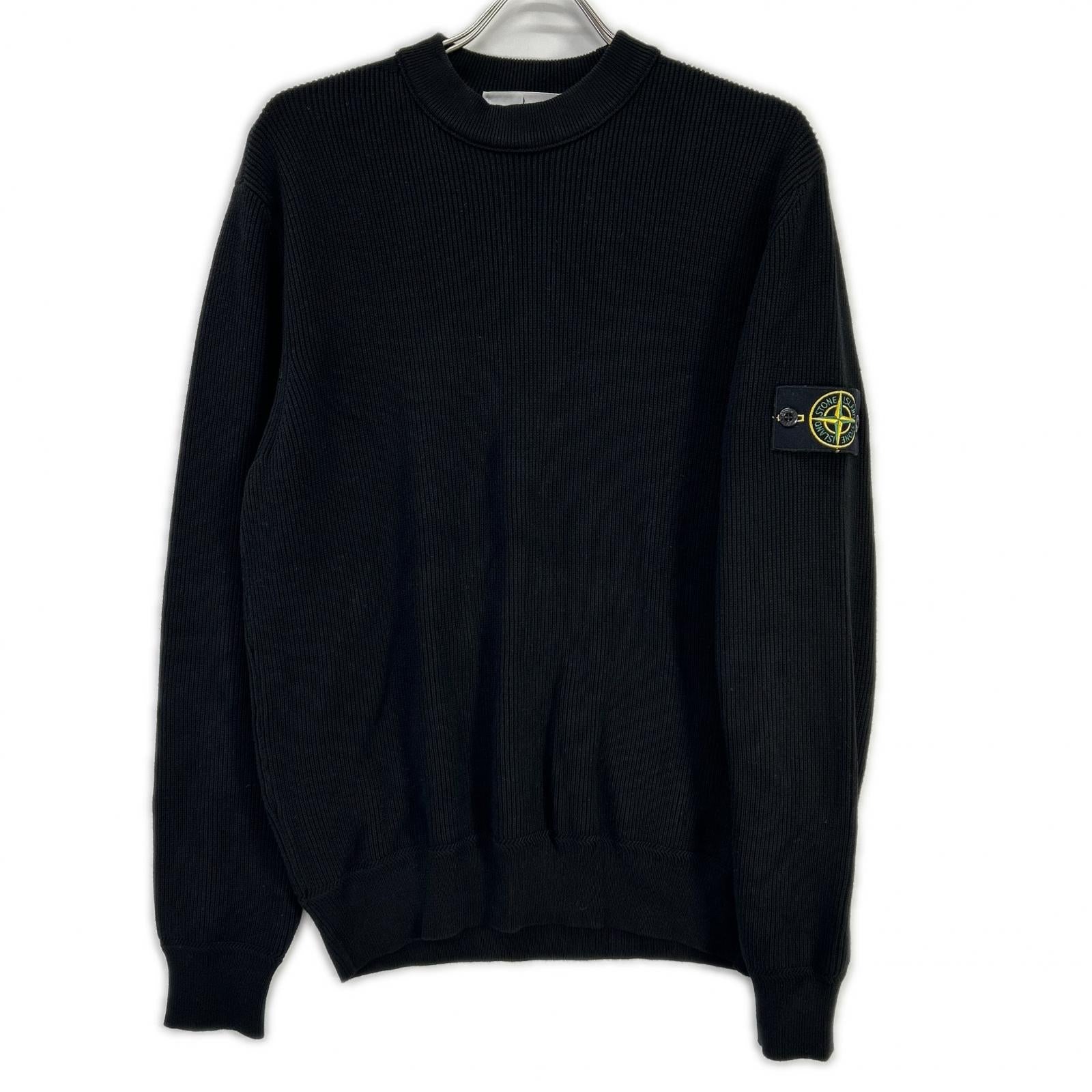 STONE ISLAND ストーンアイランド L1S155100154S00D8 ブラック ニットプルオーバー トップス
