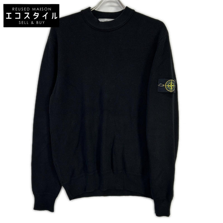 STONE ISLAND ストーンアイランド L1S155100154S00D8 ブラック ニットプルオーバー トップス