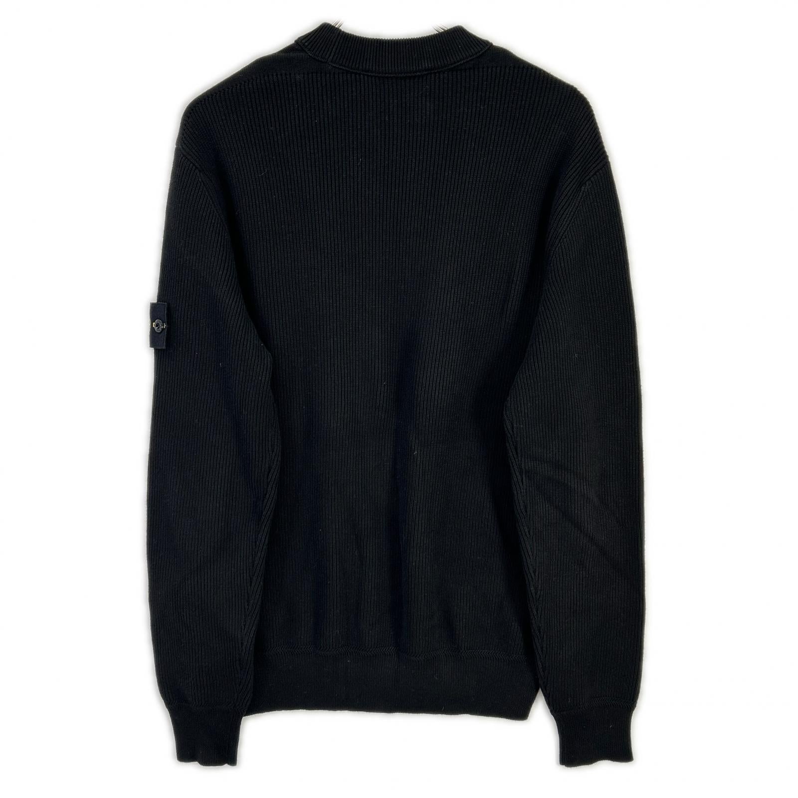 STONE ISLAND ストーンアイランド L1S155100154S00D8 ブラック ニットプルオーバー トップス