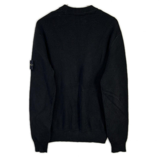 STONE ISLAND ストーンアイランド L1S155100154S00D8 ブラック ニットプルオーバー トップス