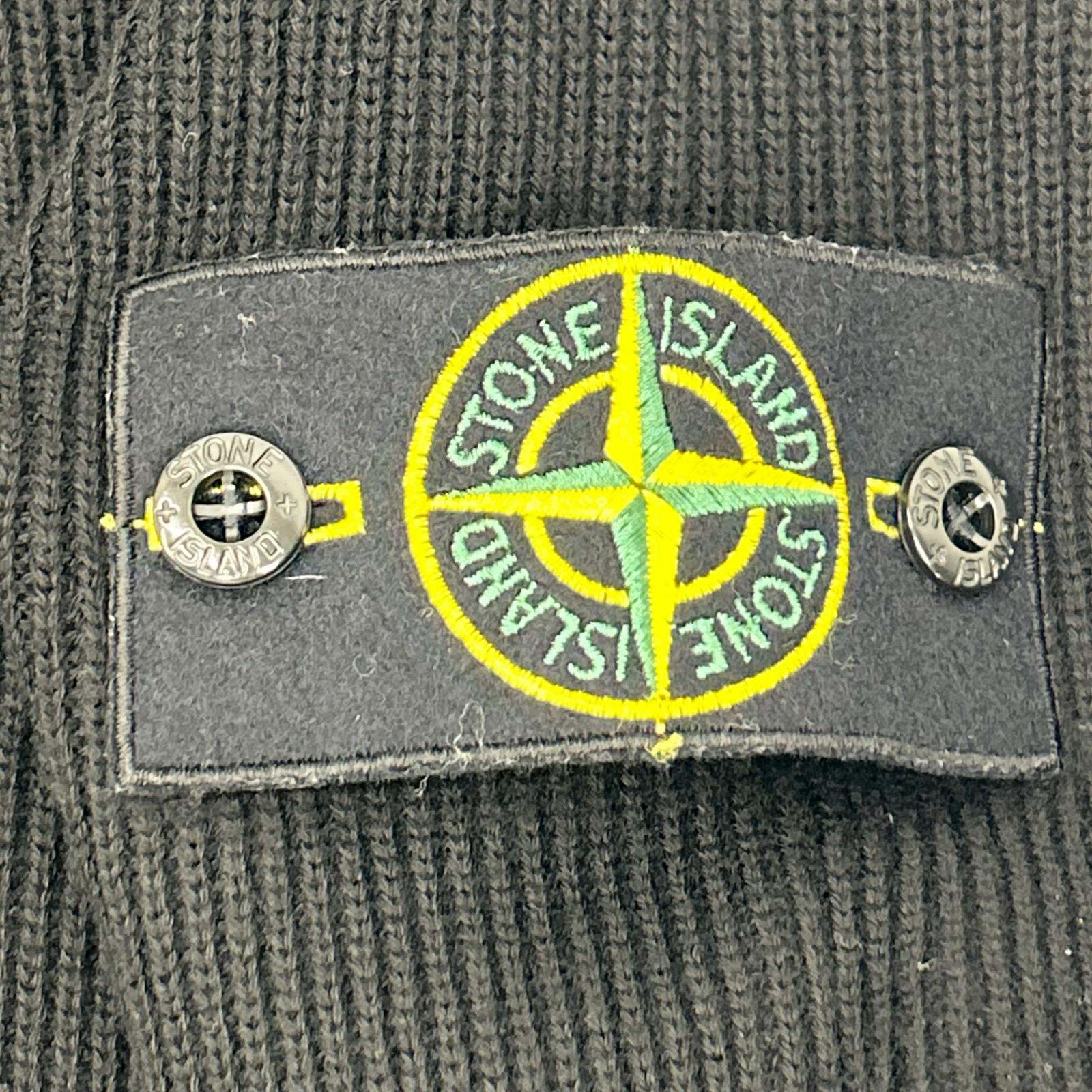 STONE ISLAND ストーンアイランド L1S155100154S00D8 ブラック ニットプルオーバー トップス