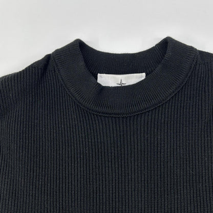 STONE ISLAND ストーンアイランド L1S155100154S00D8 ブラック ニットプルオーバー トップス
