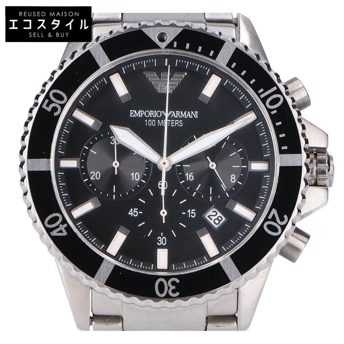 EMPORIOARMANI エンポリオアルマーニ AR-11360 クロノグラフ クォーツ 腕時計