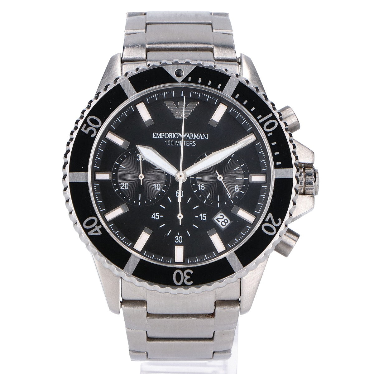 EMPORIOARMANI エンポリオアルマーニ AR-11360 クロノグラフ クォーツ 腕時計