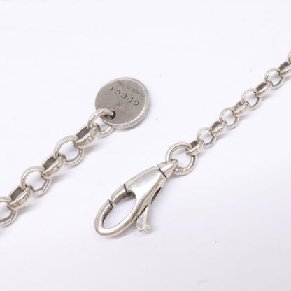 GUCCI グッチ SV925 アラベスク インターロッキングG ネックレス
