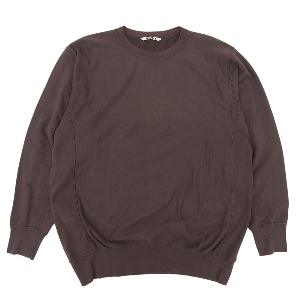 AURALEE オーラリー SUPER HIGH GAUZE SWEAT BIG P/O コットン トップス メンズ ブラウン 5 トップス