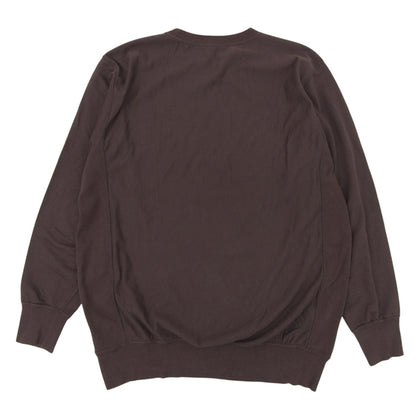 AURALEE オーラリー SUPER HIGH GAUZE SWEAT BIG P/O コットン トップス メンズ ブラウン 5 トップス