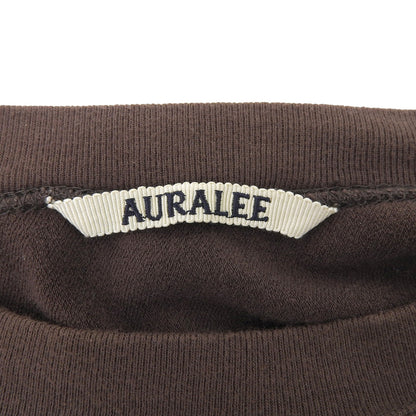 AURALEE オーラリー SUPER HIGH GAUZE SWEAT BIG P/O コットン トップス メンズ ブラウン 5 トップス