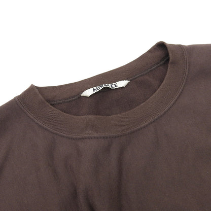 AURALEE オーラリー SUPER HIGH GAUZE SWEAT BIG P/O コットン トップス メンズ ブラウン 5 トップス