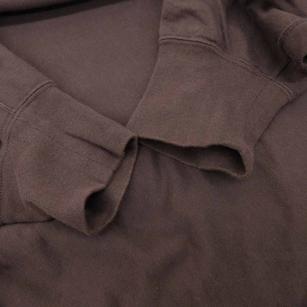 AURALEE オーラリー SUPER HIGH GAUZE SWEAT BIG P/O コットン トップス メンズ ブラウン 5 トップス