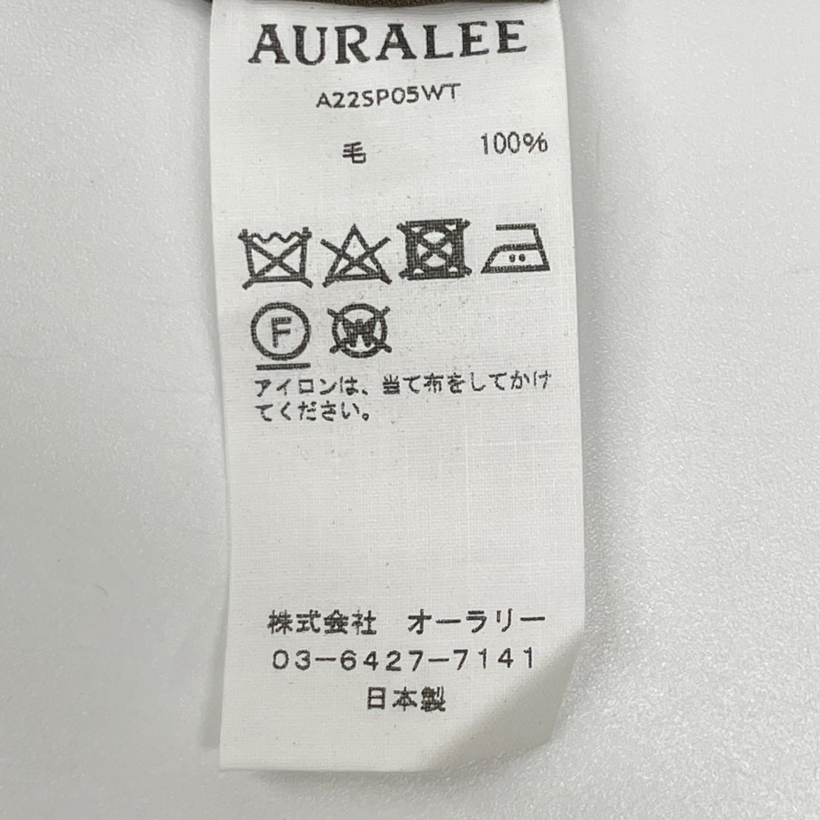 AURALEE オーラリー A22SP05WT ブラウン TROPICAl WOOL ショーツ ボトムス