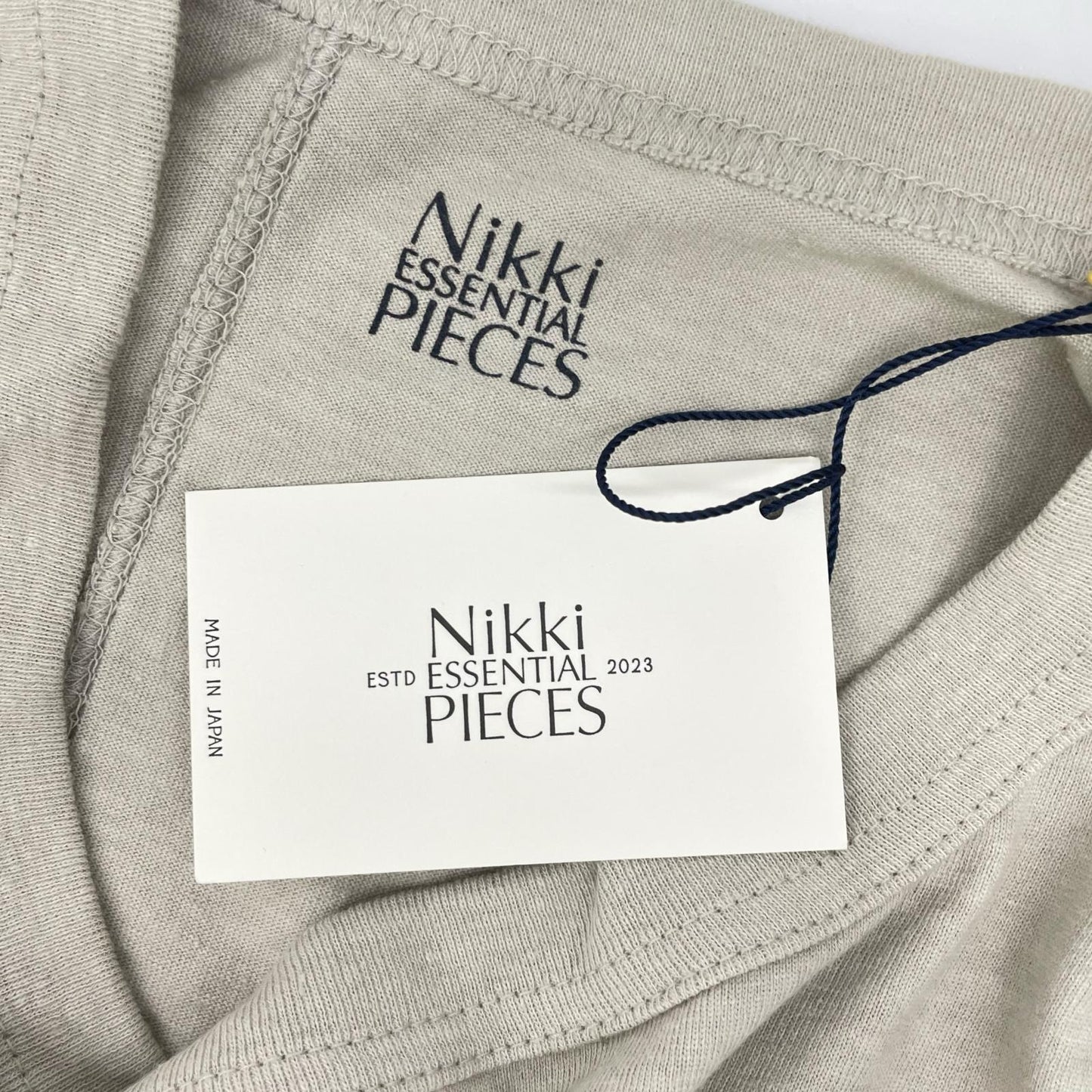 NIKKI ESSENTIAL PIECES Nikki Essential Pieces NEP-24SSC02 Sand beige cotton sleeveless top top