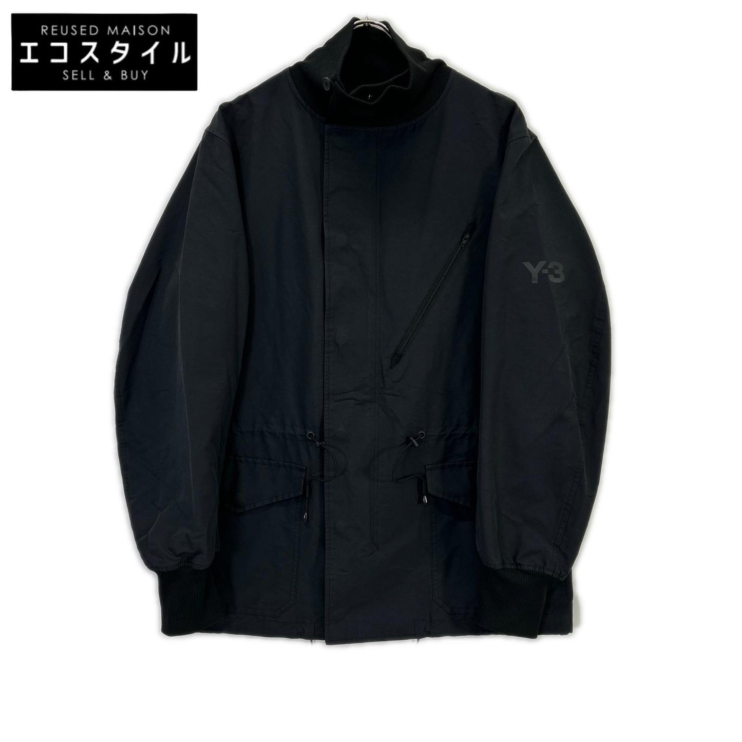 Y-3 ワイスリー 19年製 FJ0397 ブラック ナイロンフィールドジャケット ジャケット