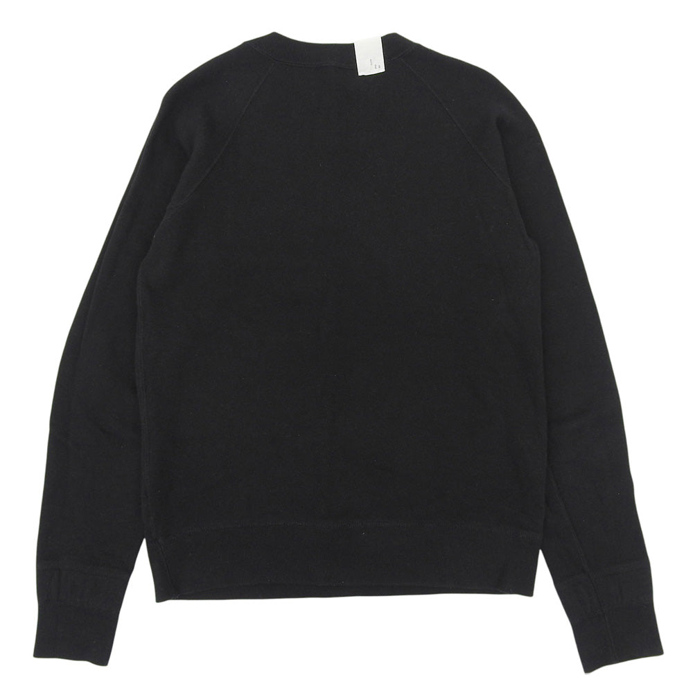 N.Hoolywood エヌハリウッド コットン ボートネック ロングスリーブ トレーナー トップス メンズ 黒 ブラック 38 トップス