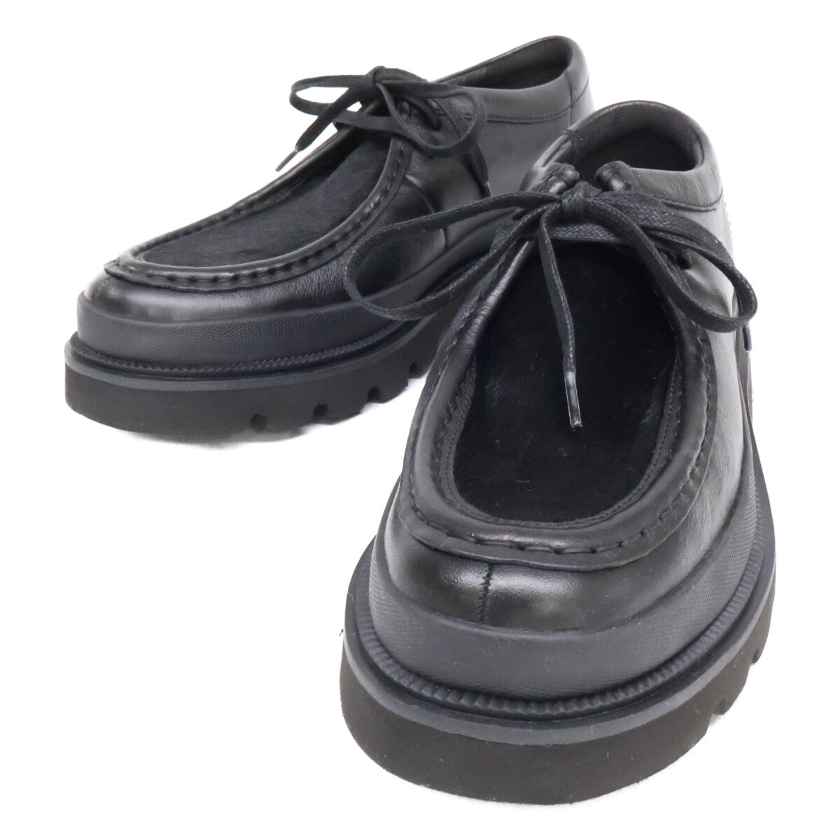 Clarks クラークス 【新品同様】26183896 Badell Seam バデルシーム ポニーヘア レザー ワラビーシューズ シューズ
