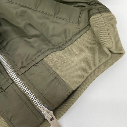 sacai サカイ 22-06062 カーキ Nylon Twill Blouson Bomber Jacket ジャケット