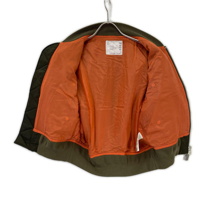 sacai サカイ 22-06062 カーキ Nylon Twill Blouson Bomber Jacket ジャケット