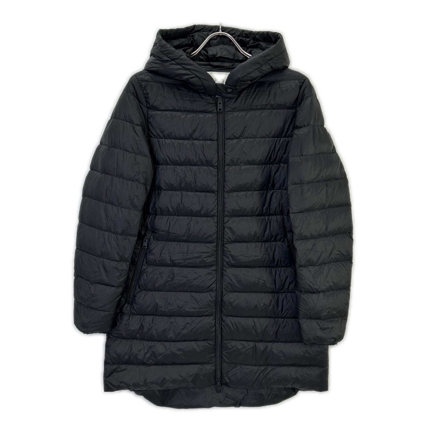 WOOLRICH ウールリッチ WWOU0709 ブラック ナイロン ロングダウン ジャケット