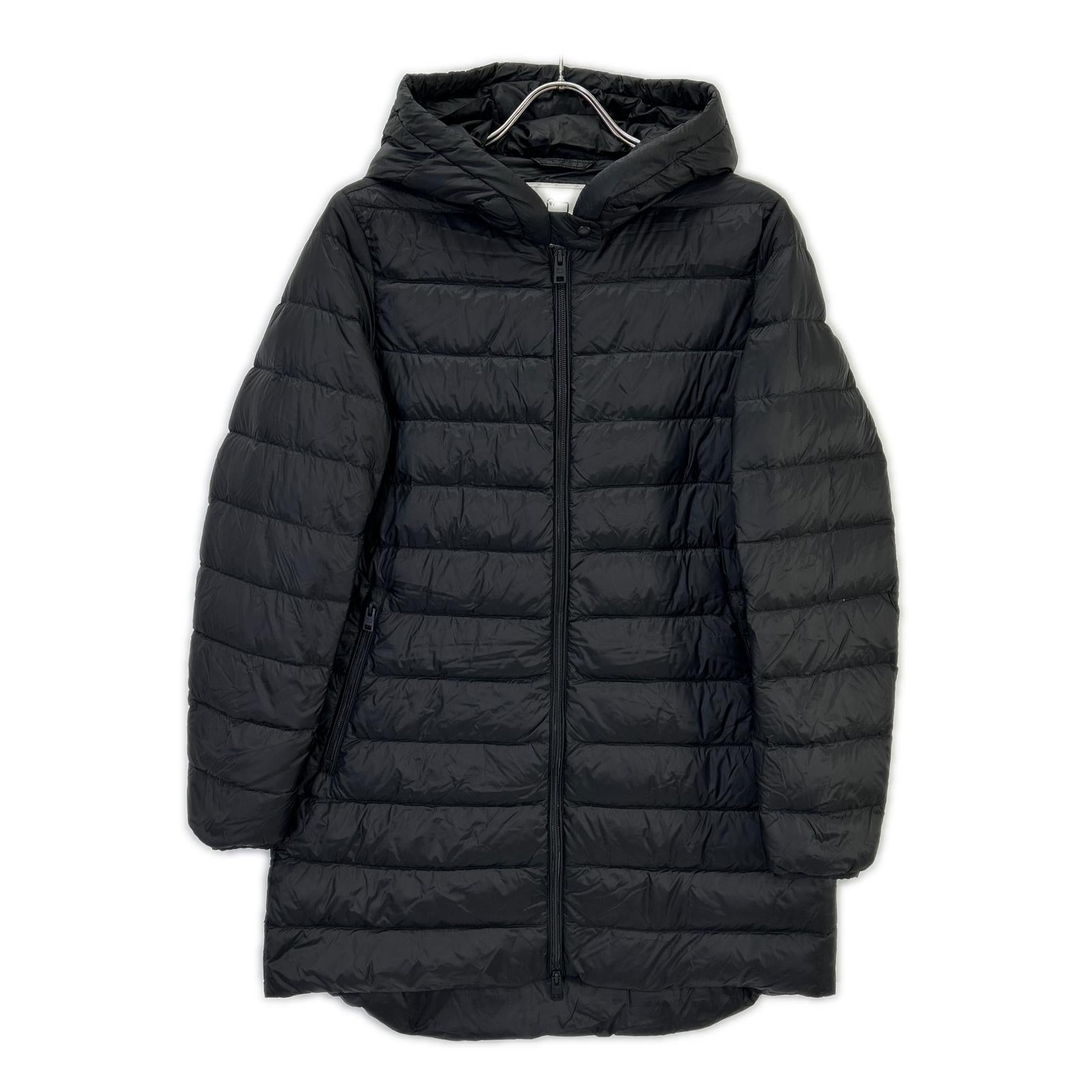 WOOLRICH ウールリッチ WWOU0709 ブラック ナイロン ロングダウン ジャケット