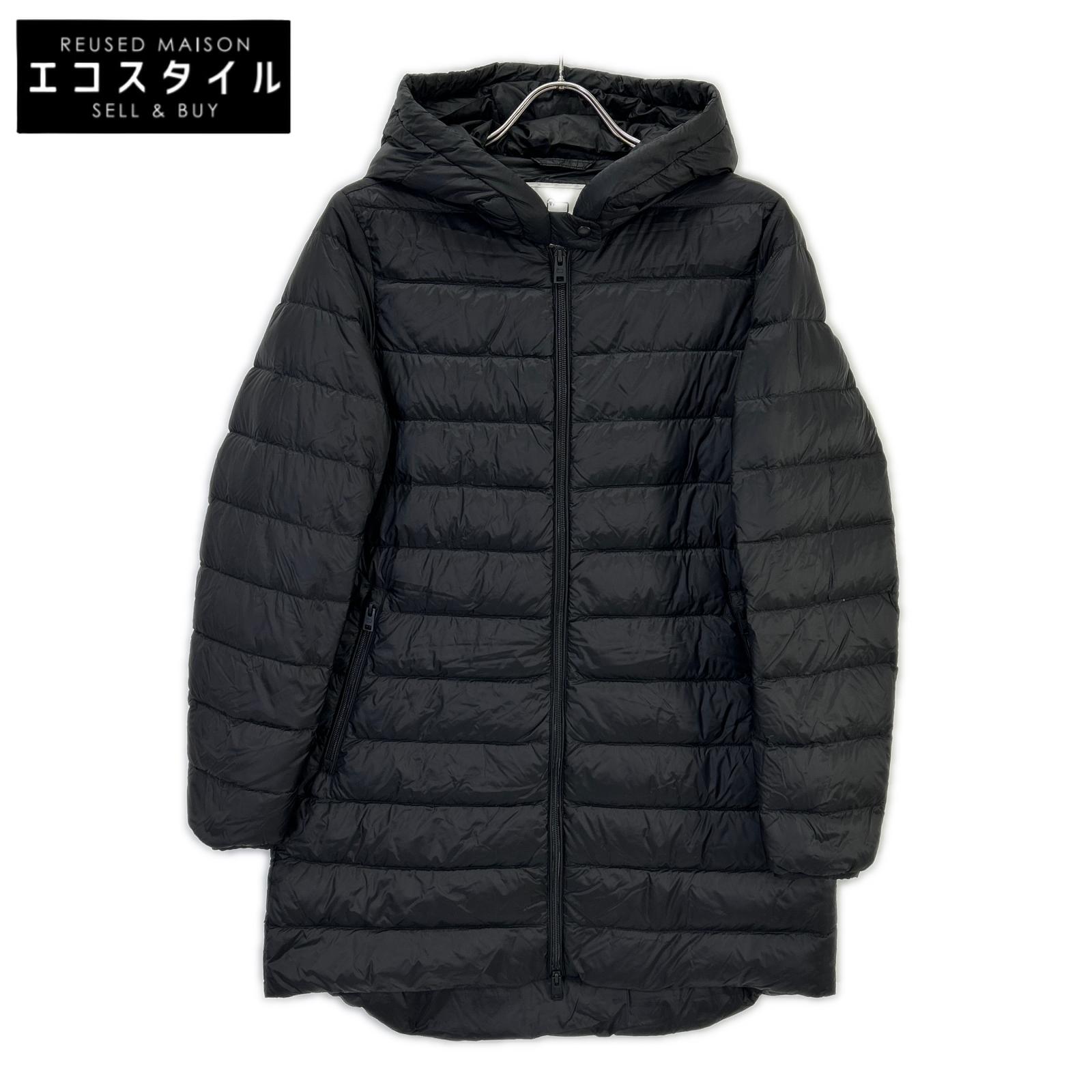 WOOLRICH ウールリッチ WWOU0709 ブラック ナイロン ロングダウン ジャケット