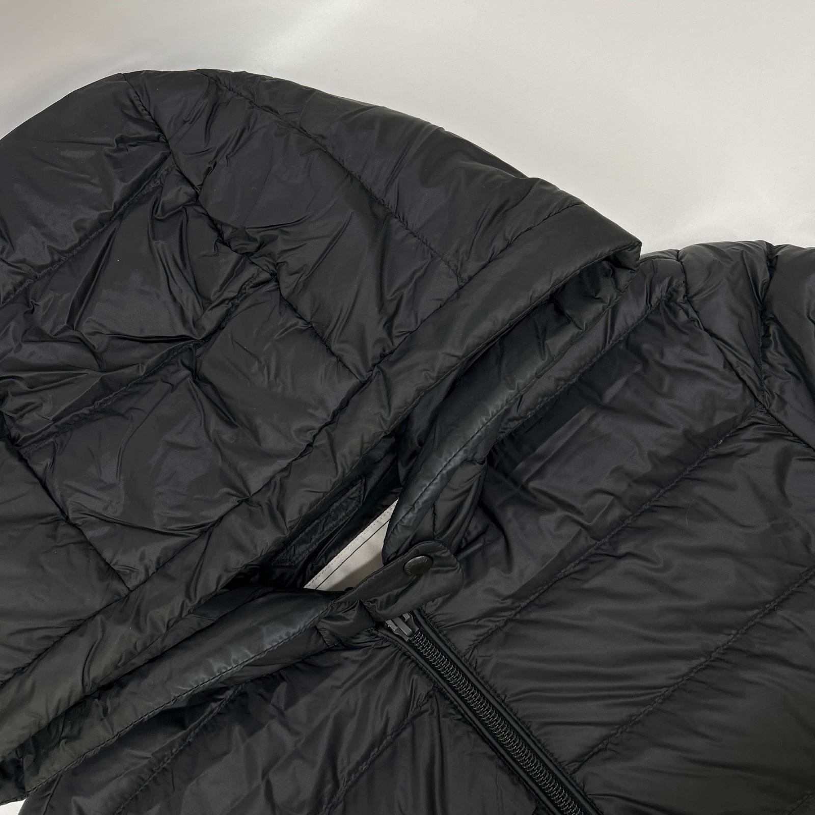 WOOLRICH ウールリッチ WWOU0709 ブラック ナイロン ロングダウン ジャケット