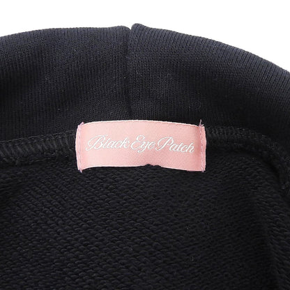 THE BLACK EYE PATCH ブラックアイパッチ DRAGONS EMBROIDERED ZIP HOODIE コットン ジップパーカー トップス レディース ブラック S トップス