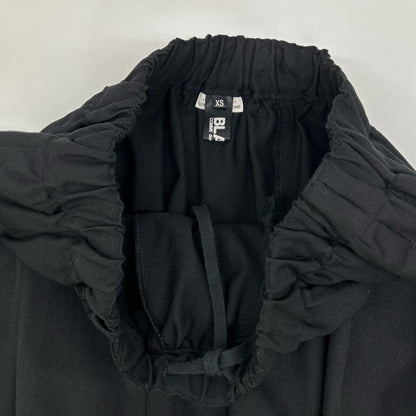 BLACK COMME des GARÇONS 1H-S004 11AW Black Wool Panelled Skirt Skirt