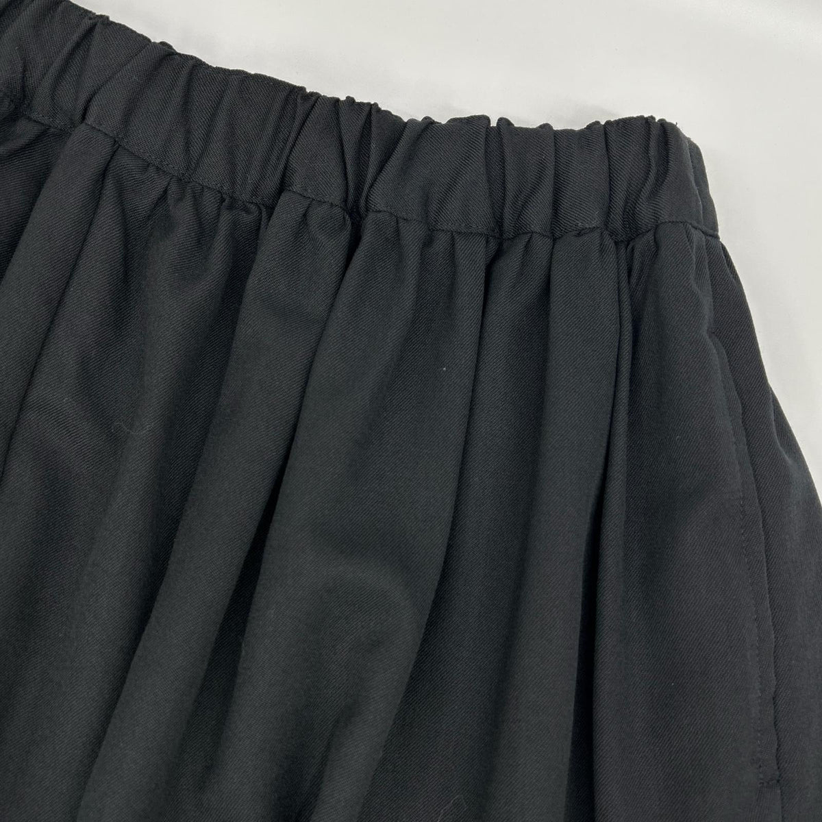 BLACK COMME des GARÇONS 1H-S004 11AW Black Wool Panelled Skirt Skirt