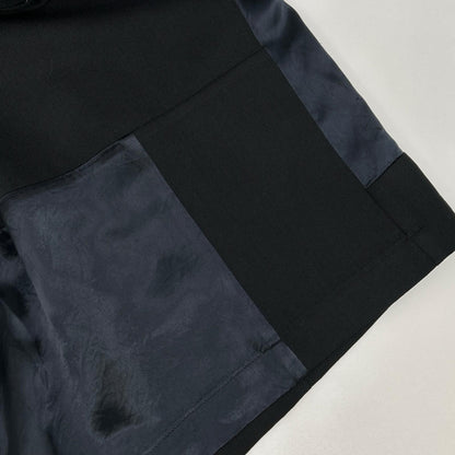BLACK COMME des GARÇONS 1H-S004 11AW Black Wool Panelled Skirt Skirt