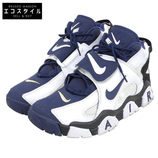 NIKE ナイキ Air Barrage Mid シューズ メンズ ホワイト/ネイビー/ブラック 28.5cm AT7847ー101 シューズ