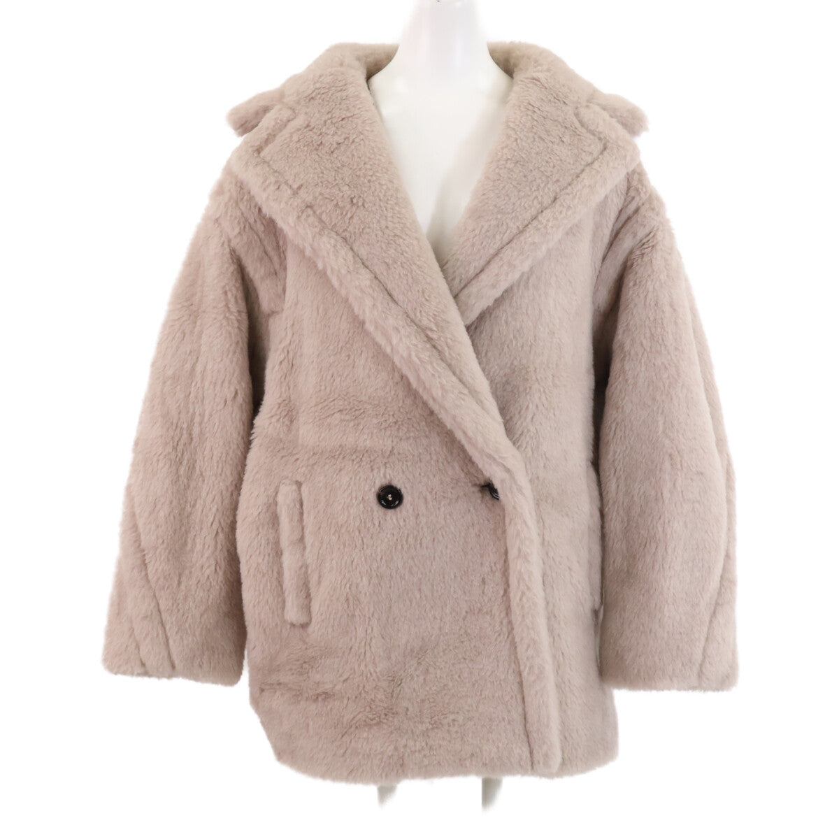 Max Mara マックスマーラ 【新品同様/国内正規】OLGA アルパカ/シルク混 ショート テディベア コート