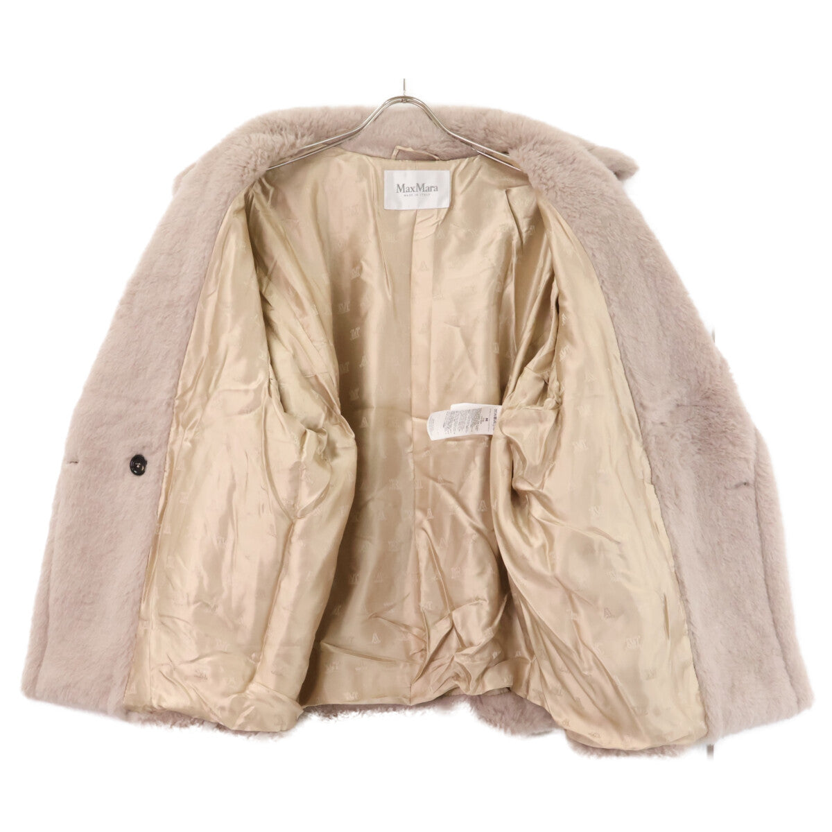 Max Mara マックスマーラ 【新品同様/国内正規】OLGA アルパカ/シルク混 ショート テディベア コート