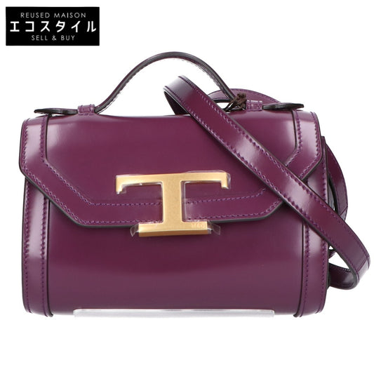TOD'S トッズ 新品未使用 XBWTSPB0000GTL232 Tタイムレス カーフレザー 2WAYバッグ ショルダーバッグ