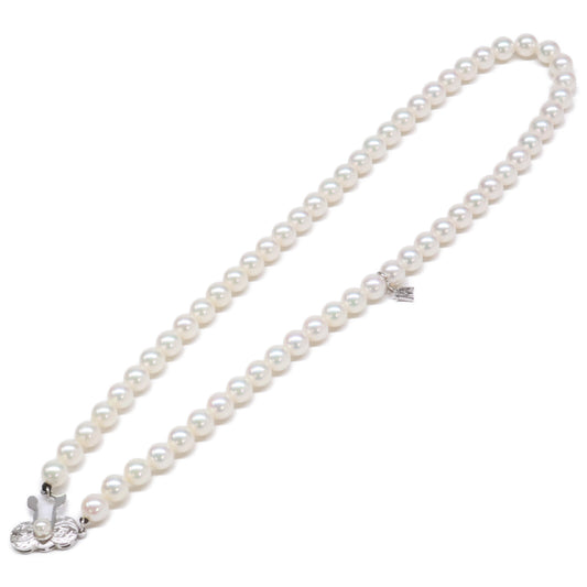 mikimoto ミキモト SIL刻印 6.5mmアコヤパール ネックレス ネックレス