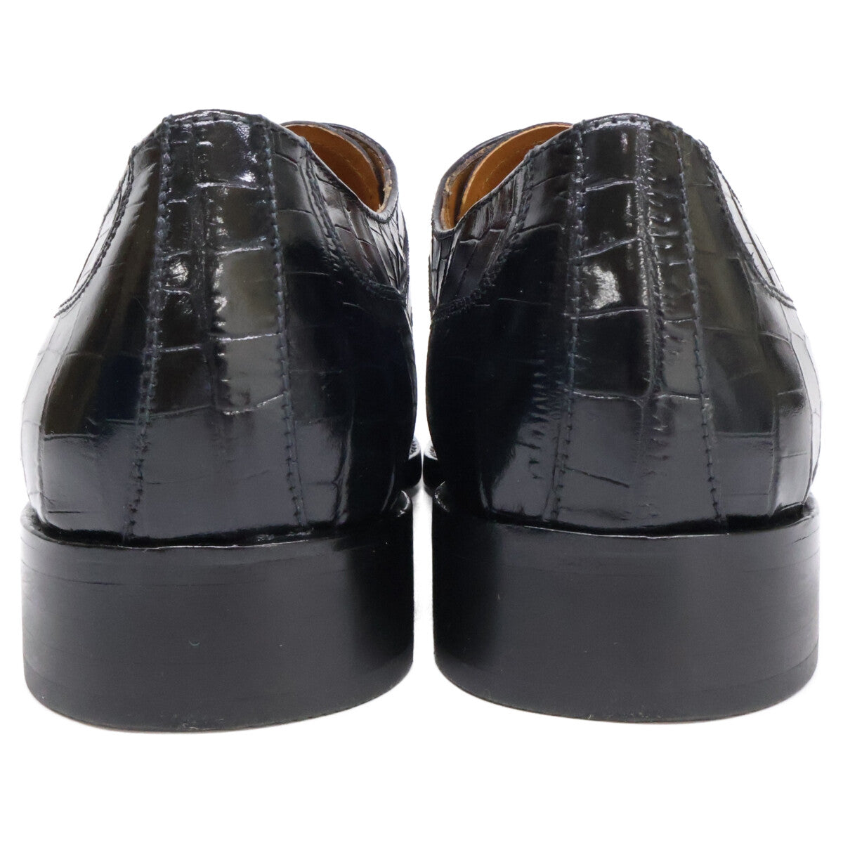 MADRAS マドラス 【美品】DM5026 レザー型押し シングルモンクストラップ シューズ シューズ