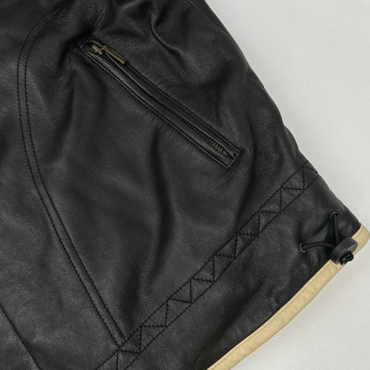 SINACOVA シナコバ 7853260 ブラック ラムレザー ジップ ジャケット ジャケット