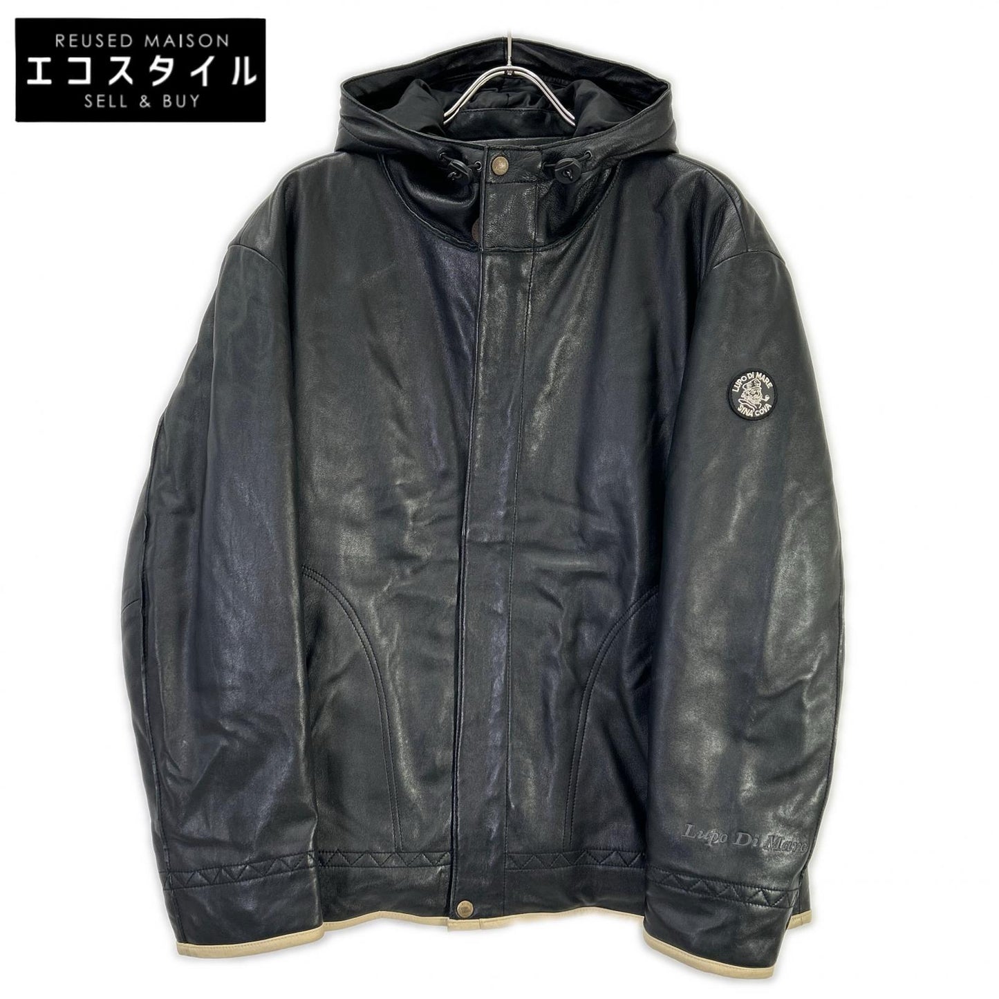 SINACOVA シナコバ 7853260 ブラック ラムレザー ジップ ジャケット ジャケット