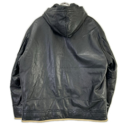 SINACOVA シナコバ 7853260 ブラック ラムレザー ジップ ジャケット ジャケット